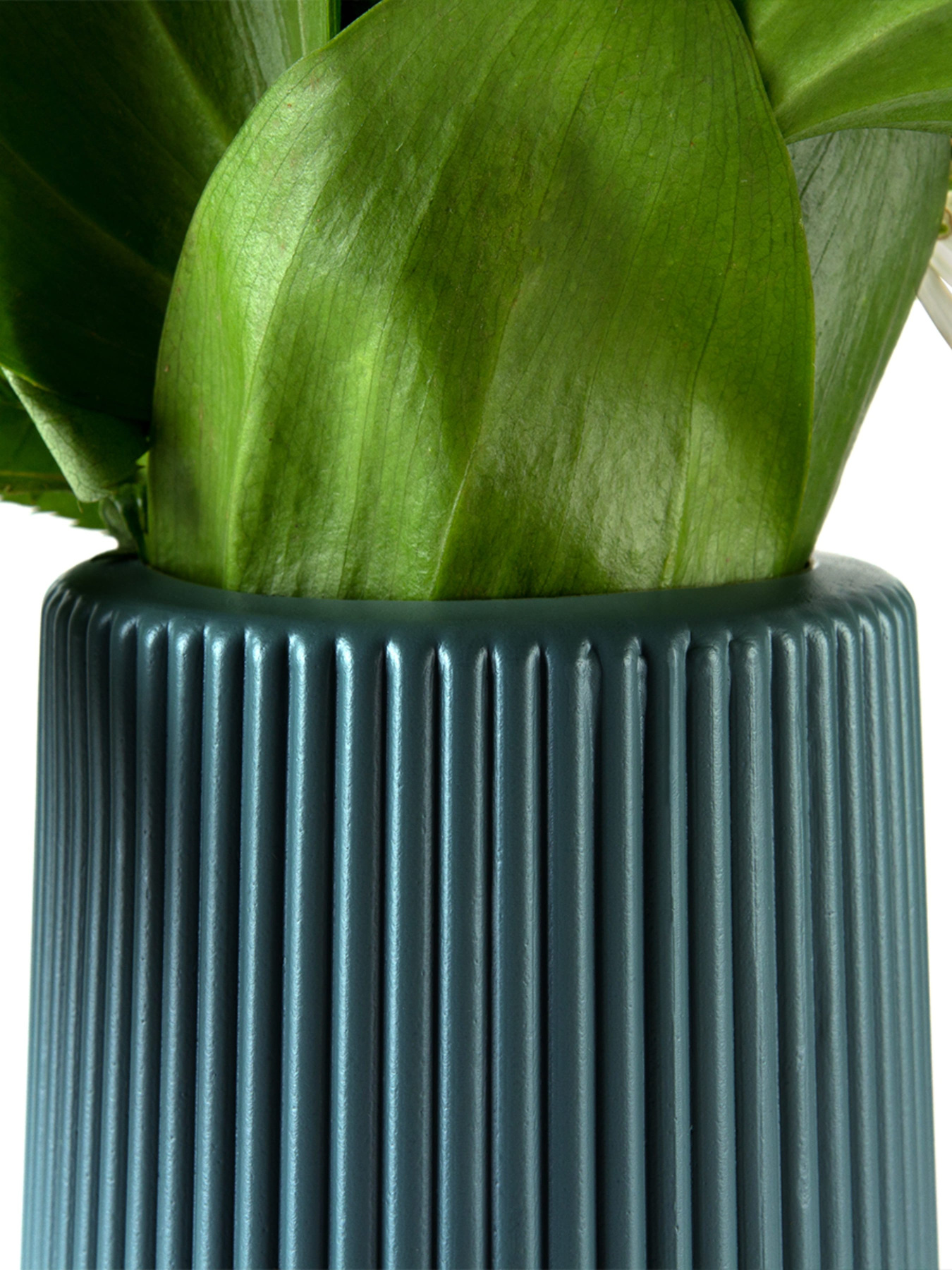 Ваза для квітів пластикова синя MBM HOME модель DH-FLOWERS-05 DARK BLUE Фото