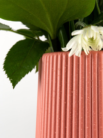 Ваза для цветов пластиковая коралловая MBM MY HOME модель DH-FLOWERS-05 CORAL Фото