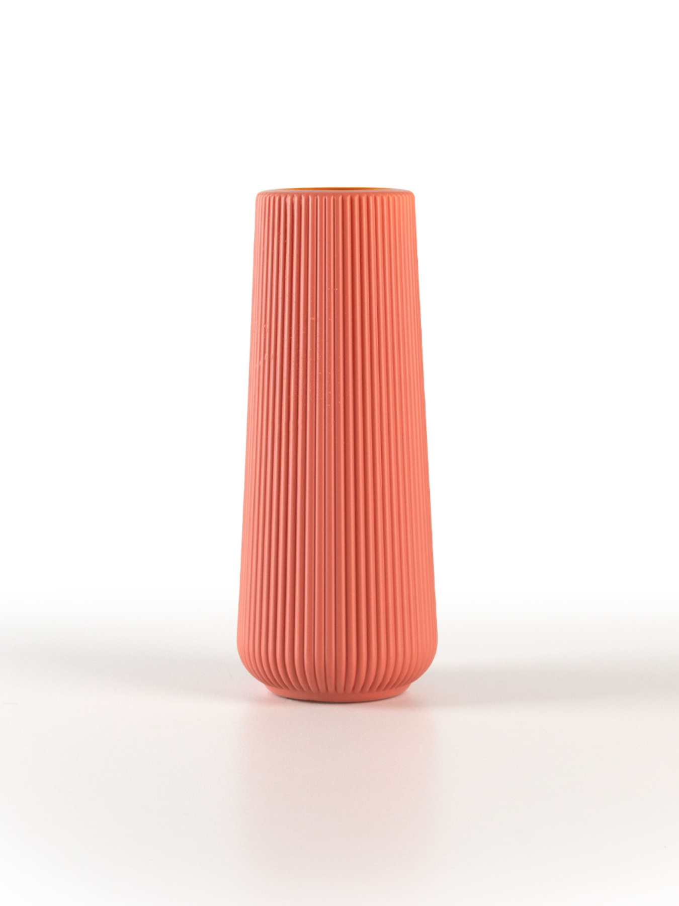 Ваза для квітів пластикова коралова MBM HOME модель DH-FLOWERS-05 CORAL Фото