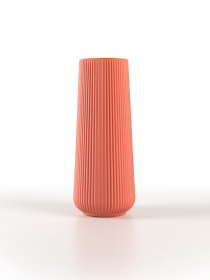 Ваза для квітів пластикова коралова MBM HOME модель DH-FLOWERS-05 CORAL Фото