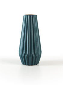 Ваза для квітів пластикова синя MBM HOME модель DH-FLOWERS-06 DARK BLUE Фото