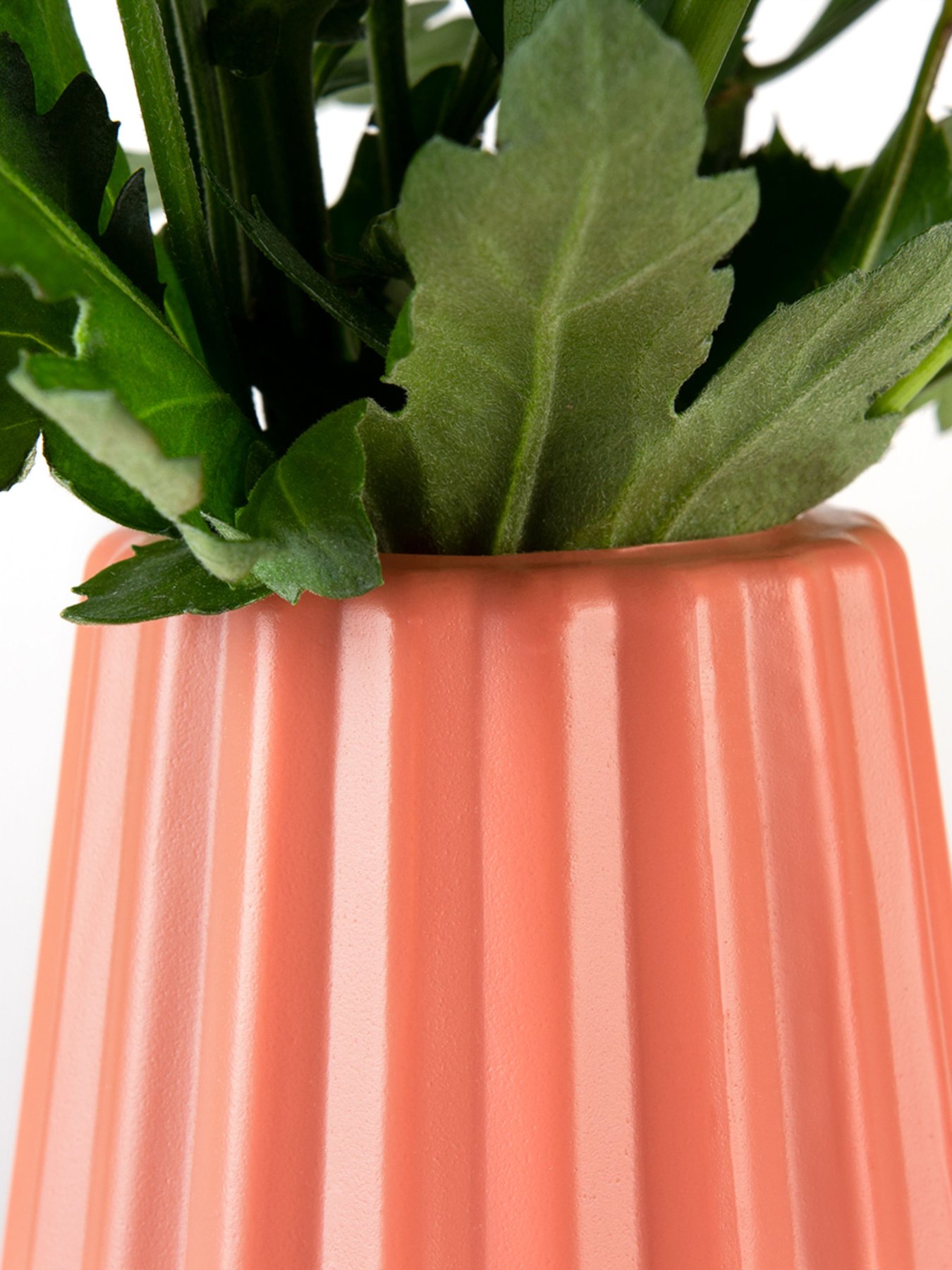 Ваза для квітів пластикова коралова MBM HOME модель DH-FLOWERS-06 CORAL Фото