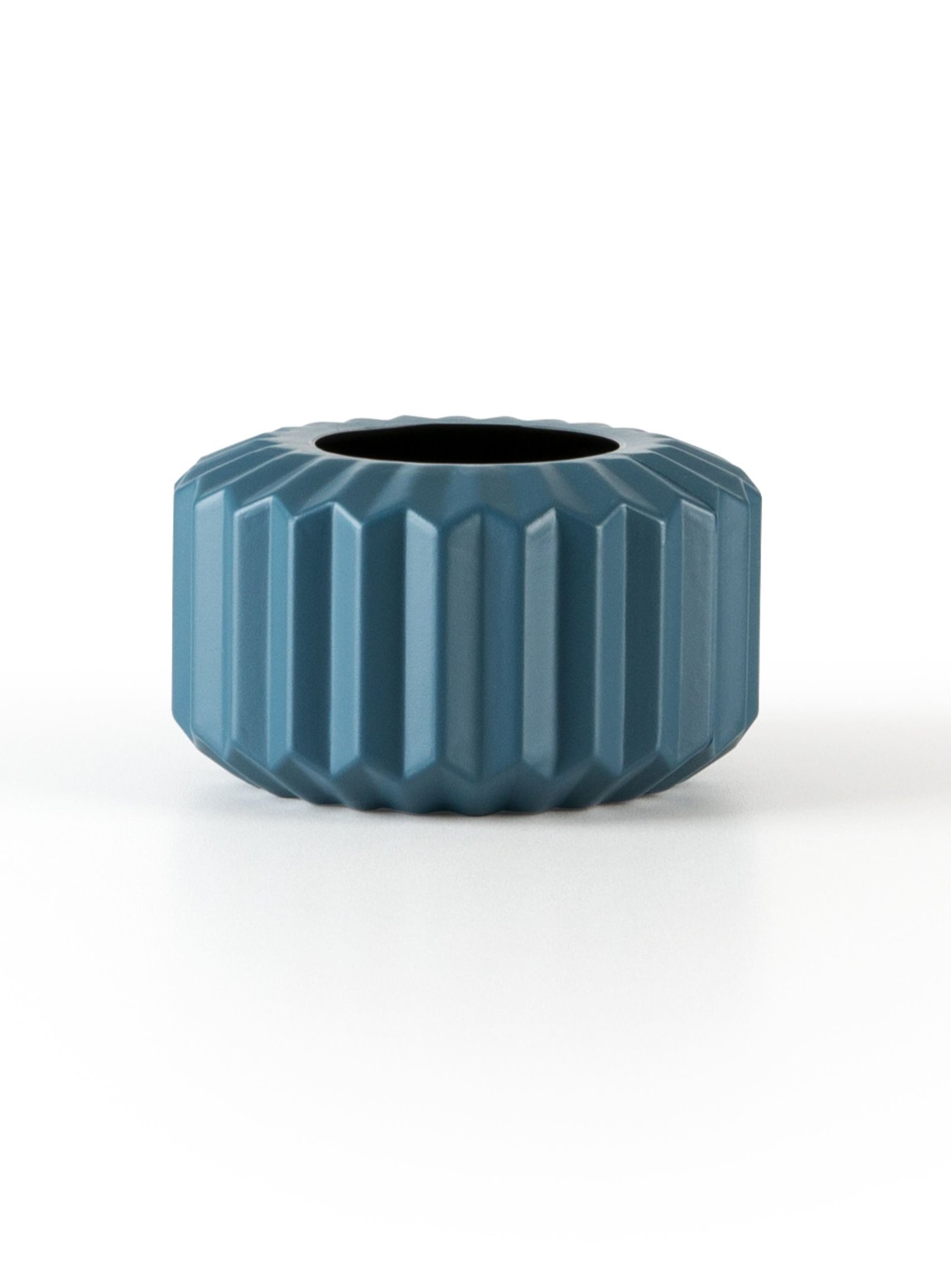 Ваза для квітів пластикова синя MBM HOME модель DH-FLOWERS-08 DARK BLUE Фото