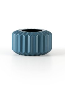 Ваза для квітів пластикова синя MBM HOME модель DH-FLOWERS-08 DARK BLUE Фото