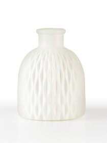 Ваза для квітів пластикова біла MBM MY HOME Модель DH-FLOWERS-09 WHITE Фото