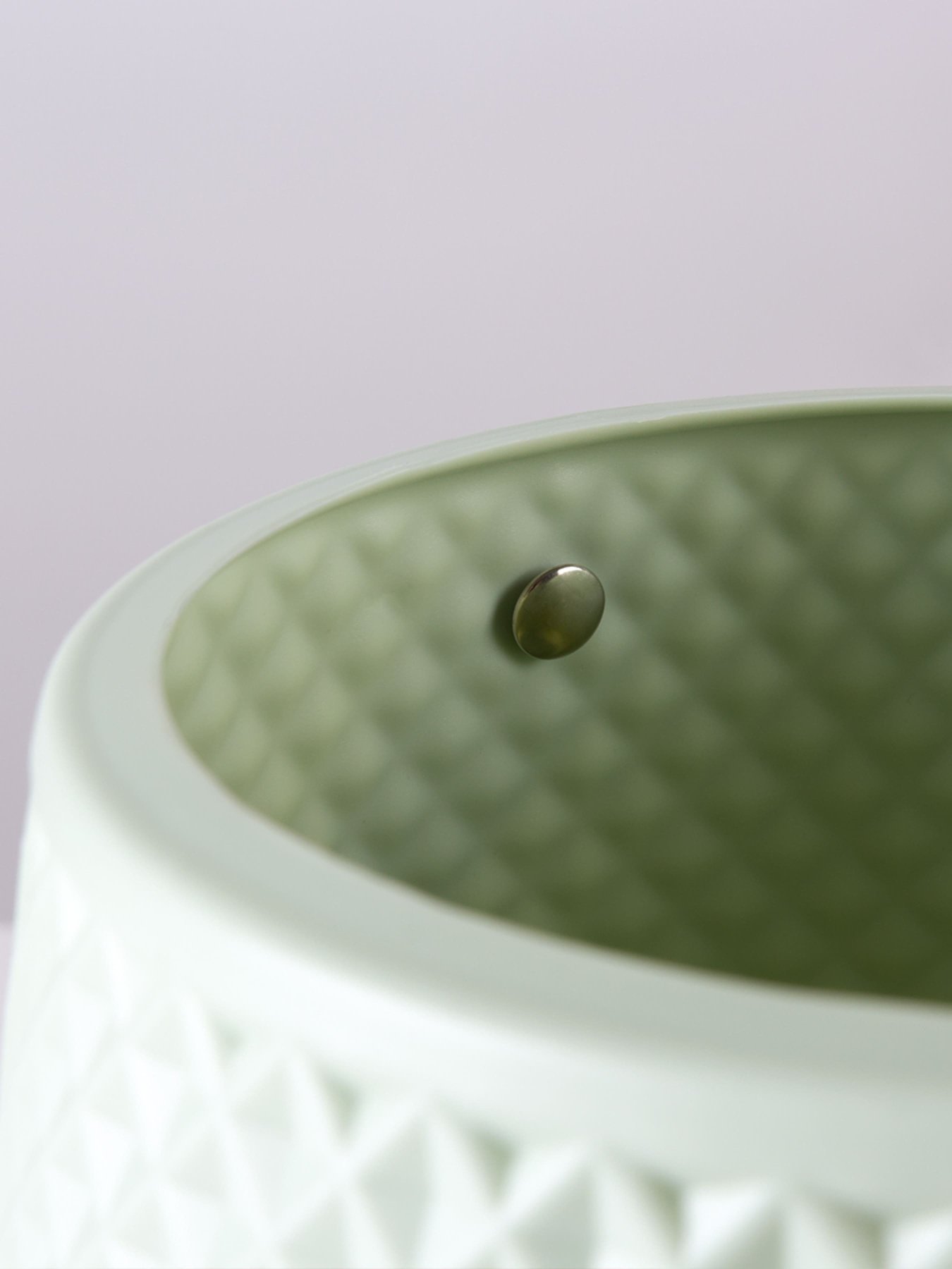 Ваза для цветов с ручкой пластиковая оливковая MBM MY HOME модель DH-FLOWERS-10 OLIVE Фото