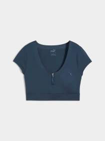 Топ спортивний PUMA Zip Crop Bra Tee модель 526812 Фото
