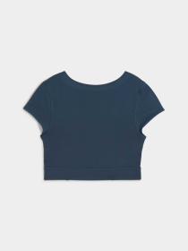 Спортивный топ PUMA Zip Crop Bra Tee модель 526812 Фото