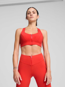 Спортивный топ PUMA Zip Bra модель 526811 Фото