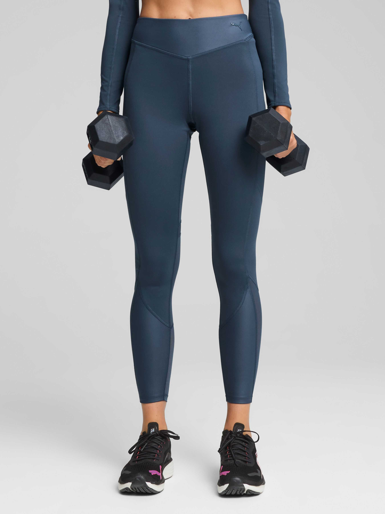 Спортивные леггинсы PUMA Shiny Tights модель 526817 Фото