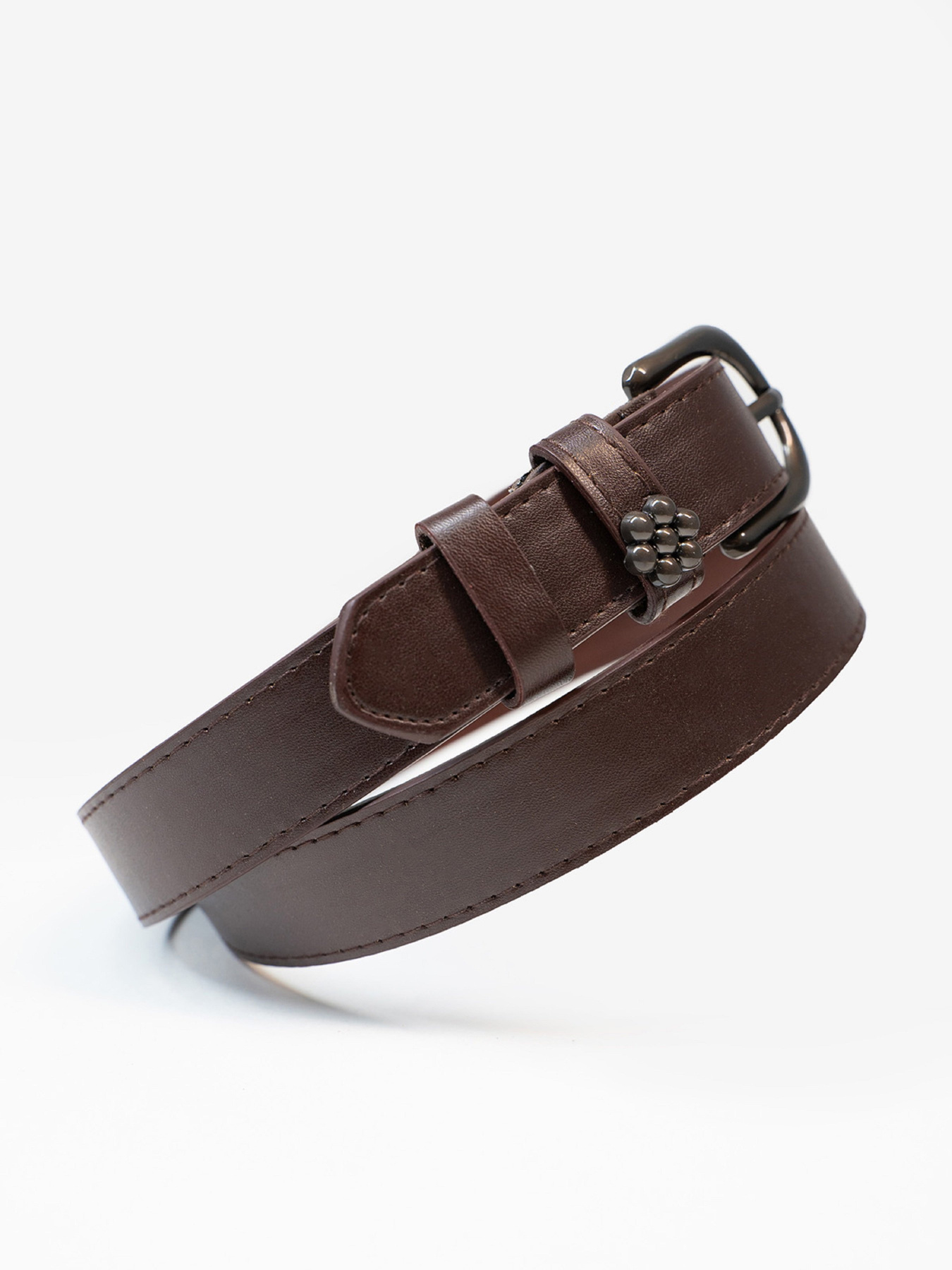 Ремень ISSA Plus модель R1-47_коричневый Фото