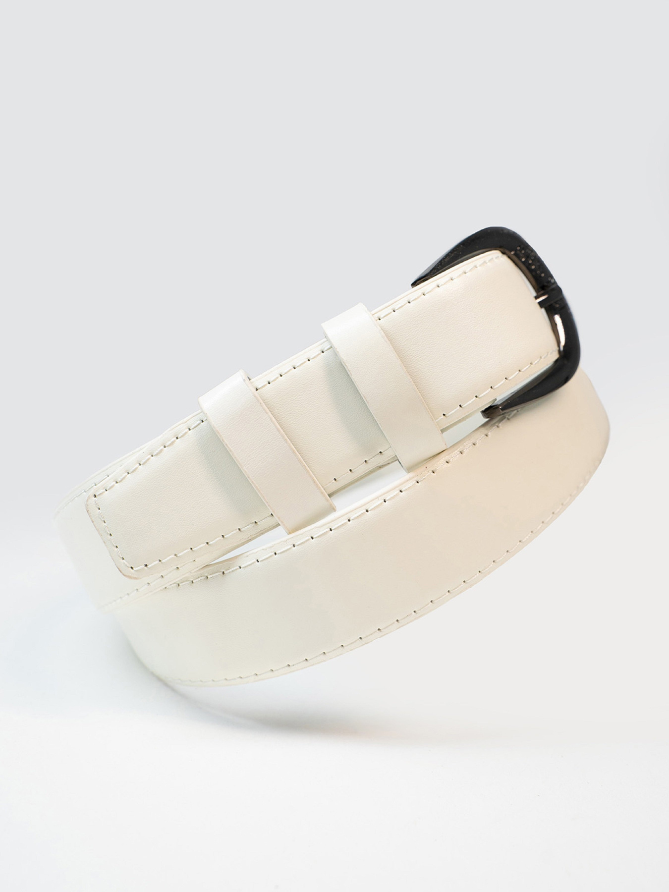 Ремень ISSA Plus модель R1-209_белый Фото