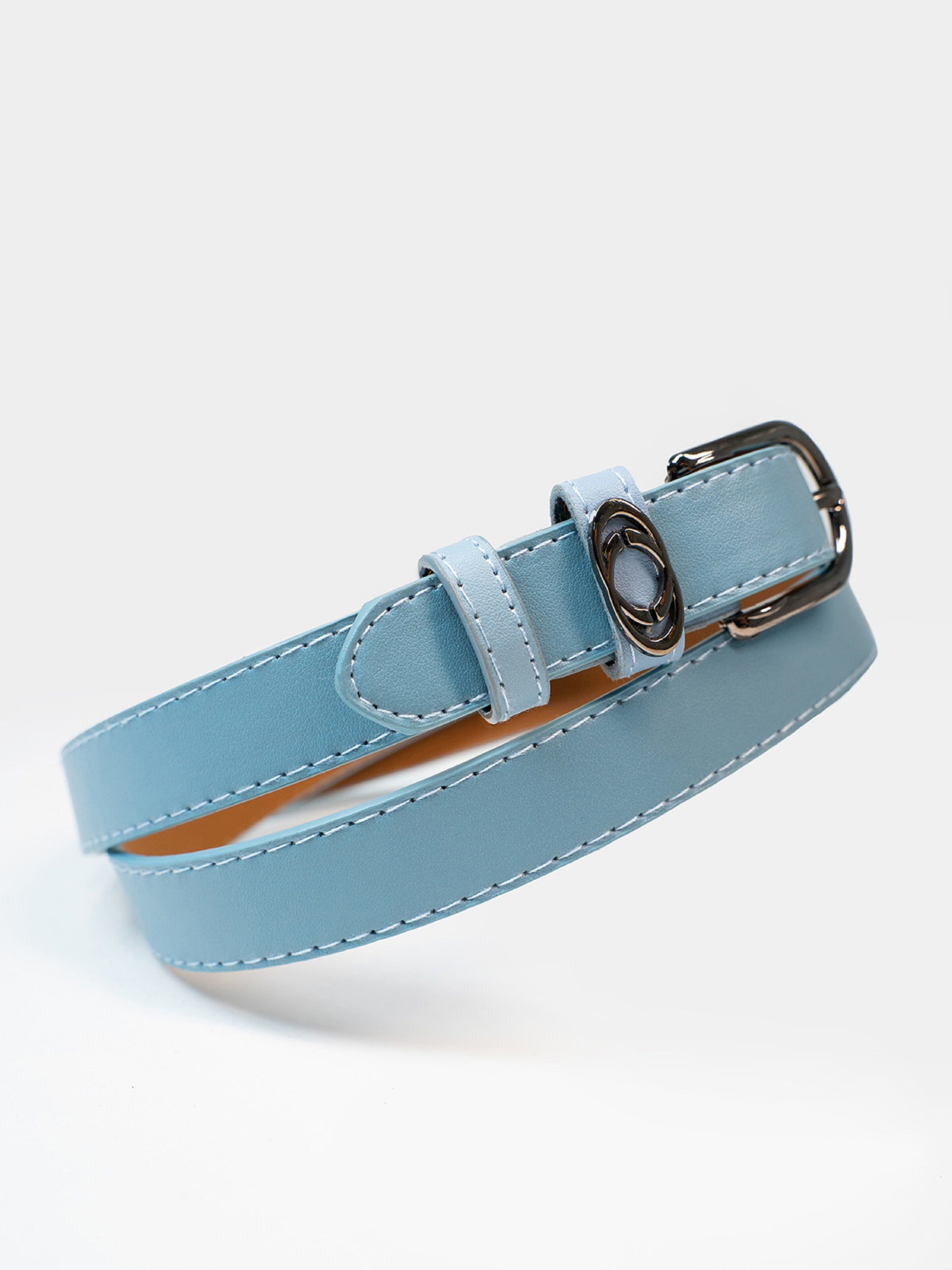 Ремінь ISSA Plus модель R1-193_голубой Фото