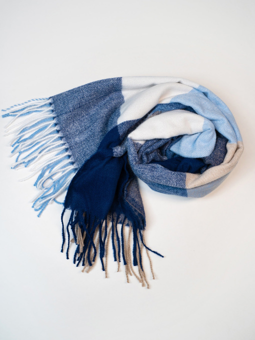 Шарф ISSA Plus модель SH-23_синий Фото