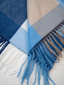 Шарф ISSA Plus модель SH-23_синий Фото