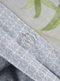 Пододеяльник "Песня цветов" из натурального сатина MBM HOME модель BL-DC-09/10 GRAY/PRINT Фото