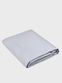 Простынь "Песня цветов" из натурального сатина MBM HOME модель BL-FS-09/10 GRAY Фото