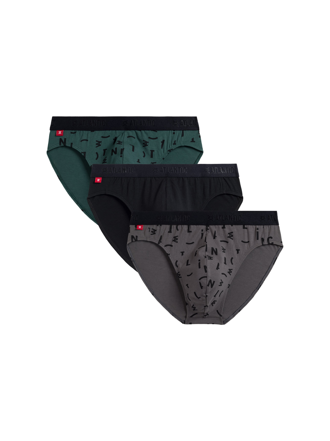 Набор трусов Atlantic модель 3MP-161_ZIEC_CZA_GRF Фото