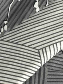 Простынь "Петрикор" из натурального сатина MBM MY HOME модель BL-FS-13/14 GRAY/PRINT Фото