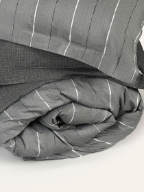 Пододеяльник "Сумерки" из натурального сатина MBM MY HOME модель BL-DC-11/12 GRAY/PRINT Фото