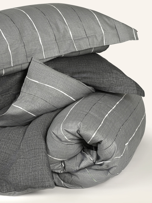 Підковдра "Сутінки" з натурального сатину MBM MY HOME модель BL-DC-11/12 GRAY/PRINT Фото