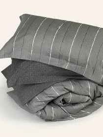 Простынь "Сумерки" из натурального сатина MBM HOME модель BL-FS-11/12 GRAY Простынь "Сумерки" из натурального сатина MBM HOME модель BL-FS-11/12 GRAY Фото