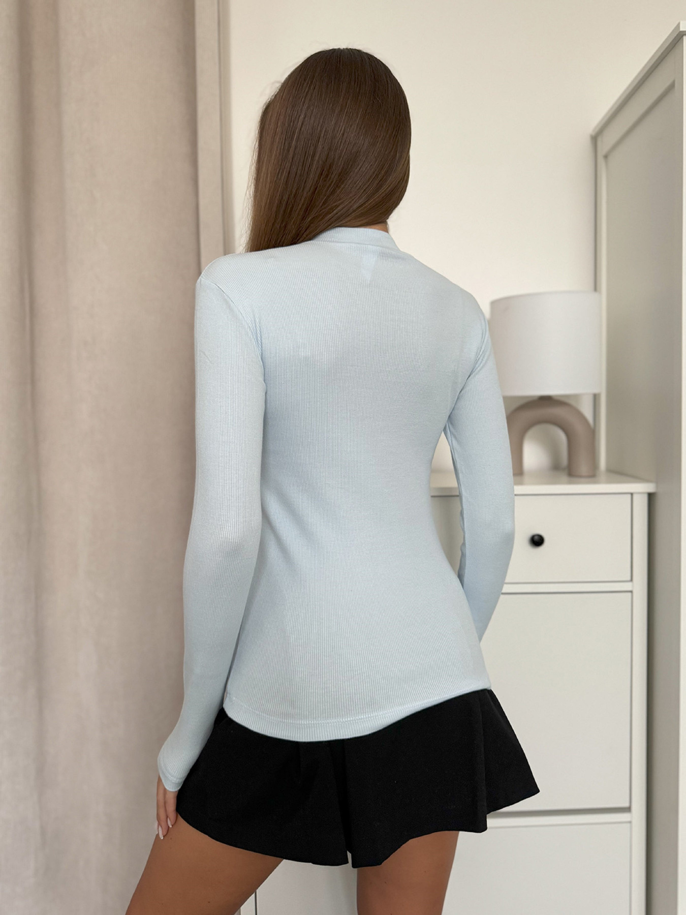 Водолазка ISSA Plus модель WN20-654_голубой Фото