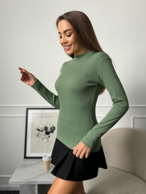 Водолазка ISSA Plus модель WN20-654_зеленый Фото