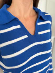 Джемпер ISSA Plus модель WN20-656_синий Фото