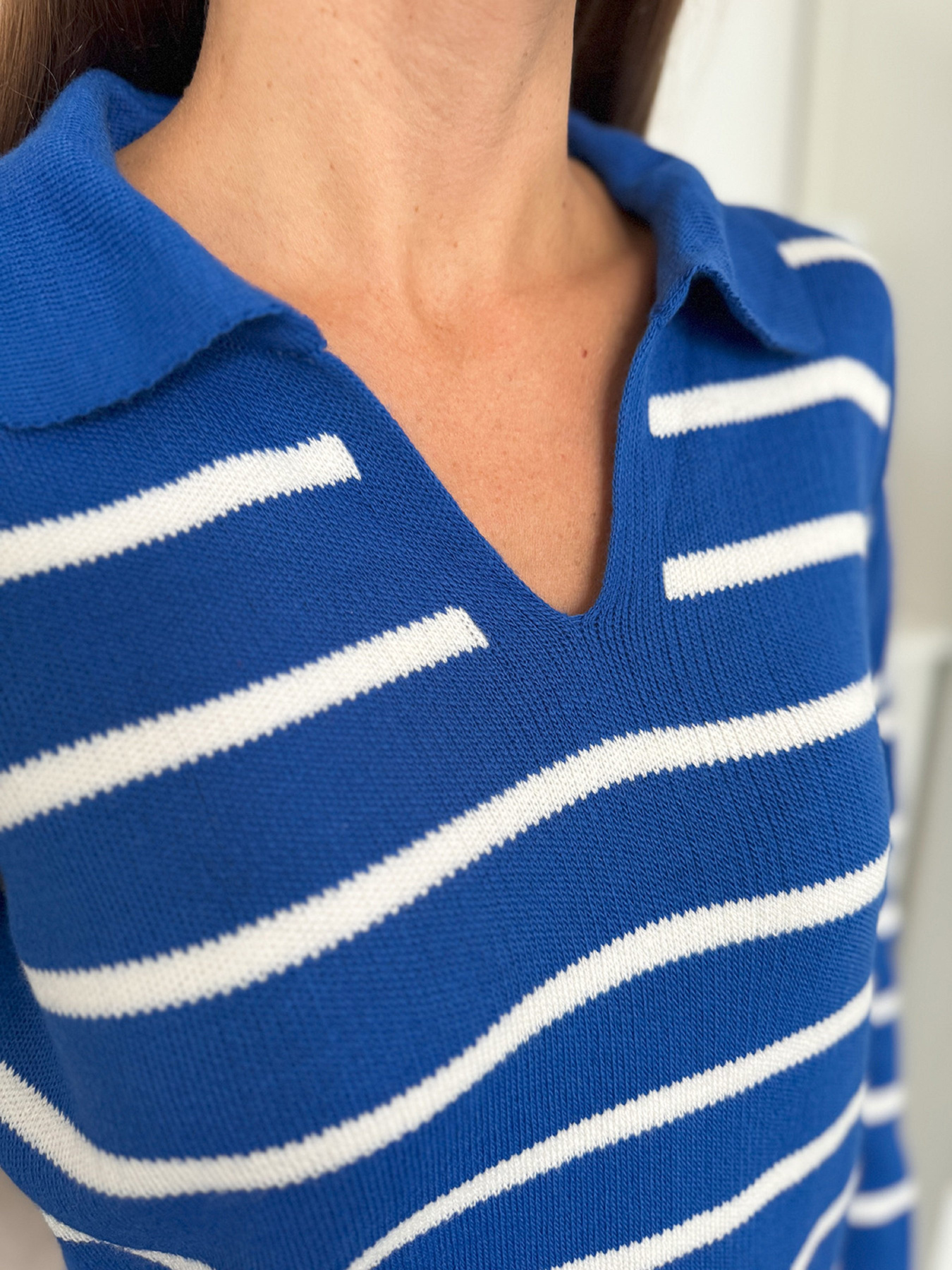 Джемпер ISSA Plus модель WN20-656_синий Фото