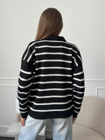 Джемпер ISSA Plus модель WN20-656_черный Фото