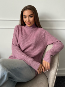 Водолазка ISSA Plus модель WN20-658_темно_розовый Фото