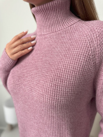 Водолазка ISSA Plus модель WN20-658_темно_розовый Фото