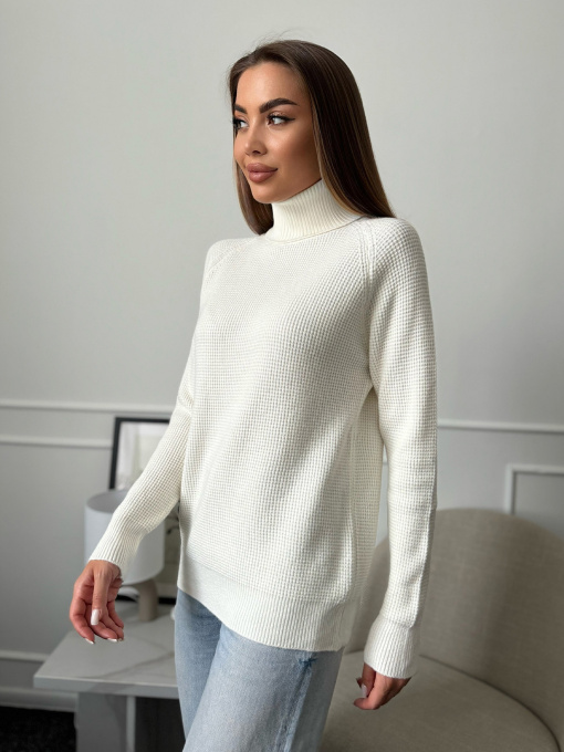 Водолазка ISSA Plus модель WN20-658_молочный Фото