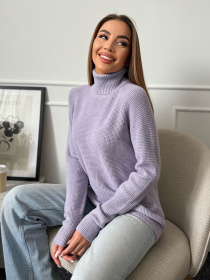 Водолазка ISSA Plus модель WN20-658_сиреневый Фото