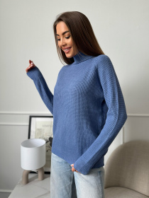 Водолазка ISSA Plus модель WN20-658_синий Фото