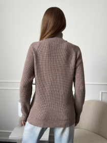 Водолазка ISSA Plus модель WN20-658_коричневый Водолазка ISSA Plus модель WN20-658_коричневый Фото