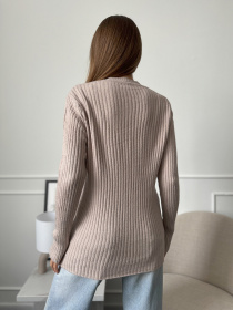 Джемпер ISSA Plus модель WN20-659_бежевый Фото