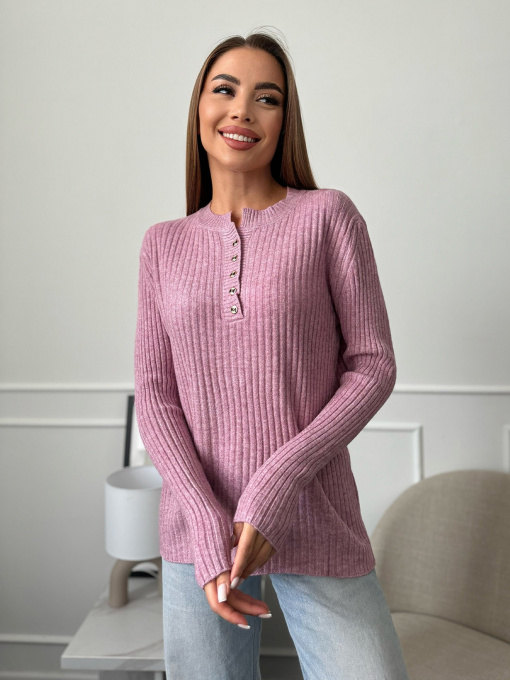 Джемпер ISSA Plus модель WN20-659_темно_розовый Фото