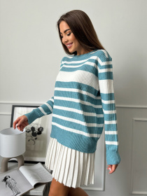 Джемпер ISSA Plus модель WN20-660_мятный Фото