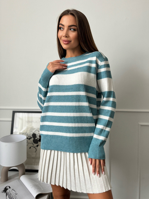 Джемпер ISSA Plus модель WN20-660_мятный Фото