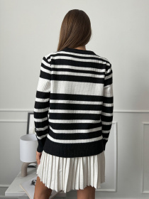 Джемпер ISSA Plus модель WN20-660_черный Фото