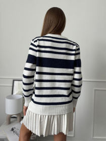 Джемпер ISSA Plus модель WN20-660_темно_синий Фото