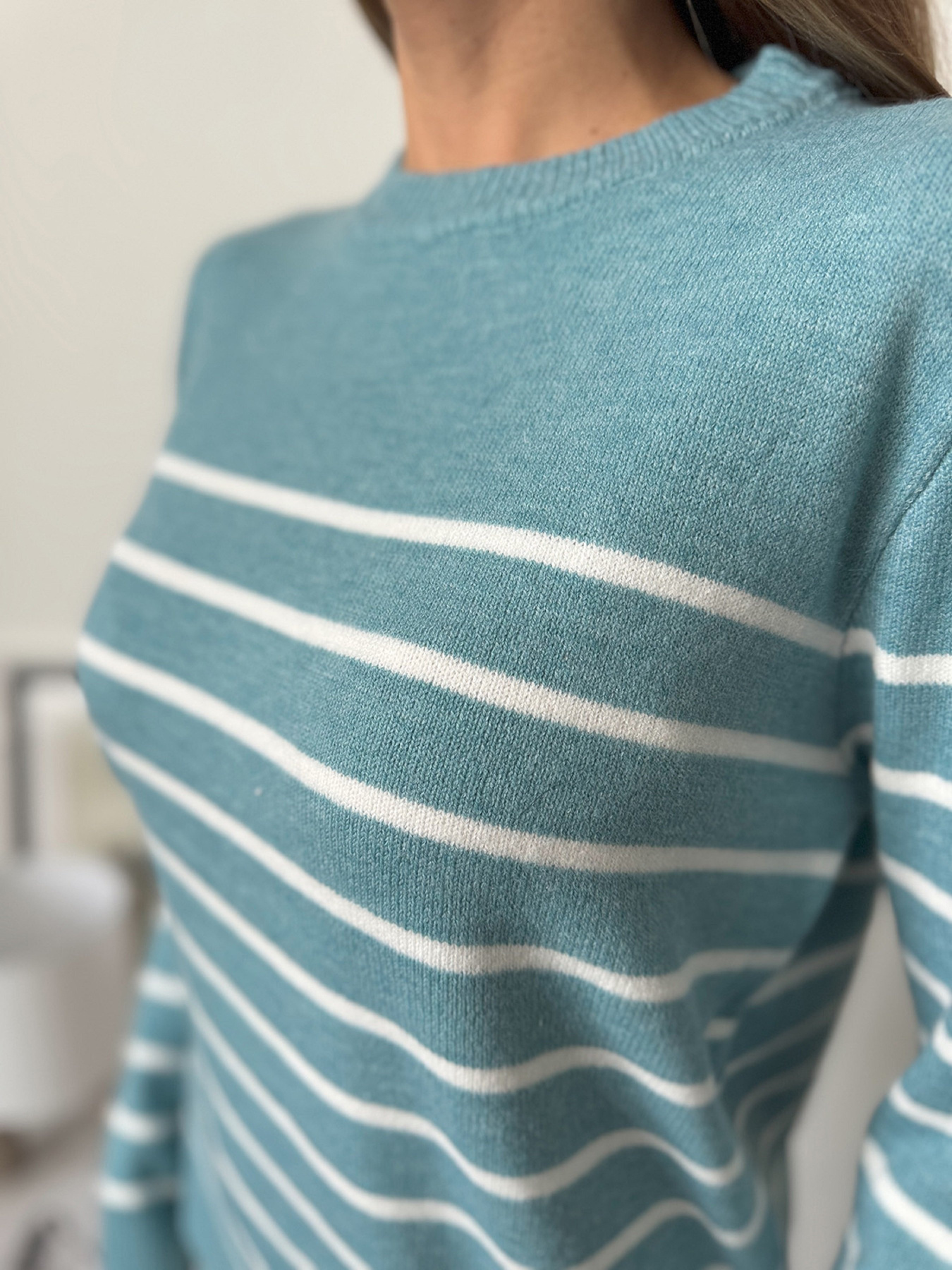 Джемпер ISSA Plus модель WN20-661_мятный Фото