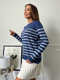 Джемпер ISSA Plus модель WN20-661_синий Фото