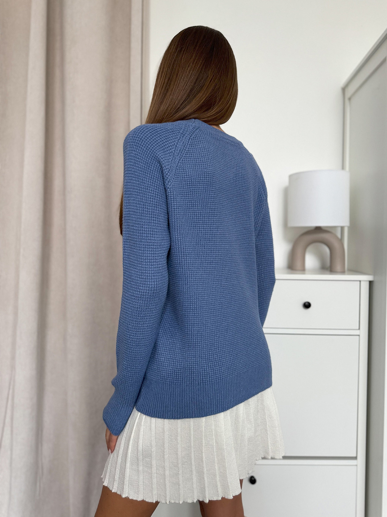 Джемпер ISSA Plus модель WN20-662_синий Фото