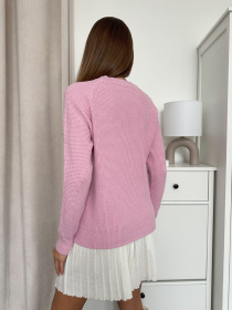 Джемпер ISSA Plus модель WN20-662_розовый Фото