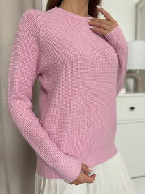 Джемпер ISSA Plus модель WN20-662_розовый Фото