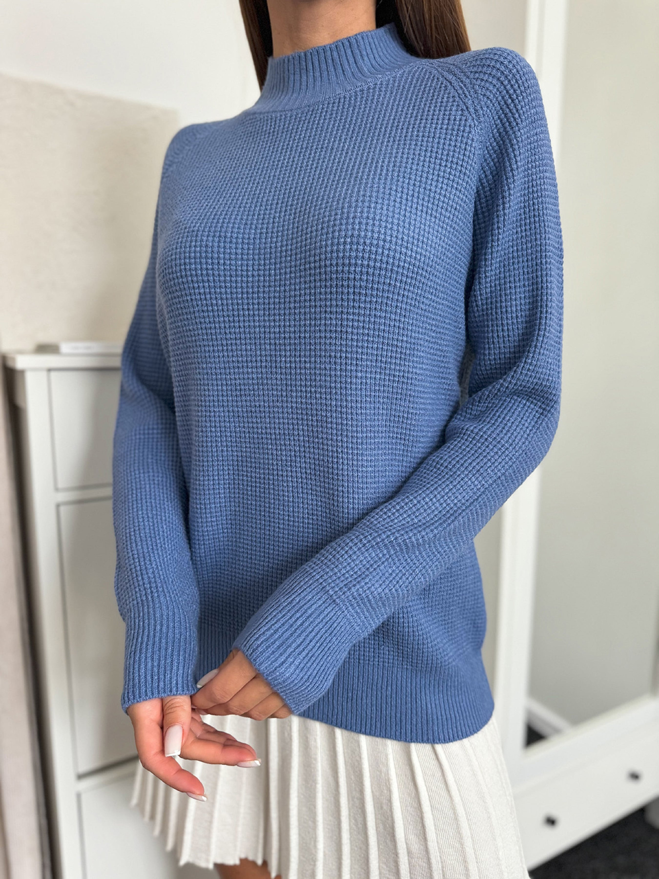 Водолазка ISSA Plus модель WN20-663_синий Фото