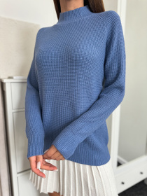 Водолазка ISSA Plus модель WN20-663_синий Фото